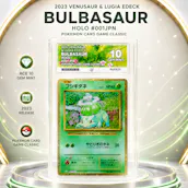 ACE 10 GEM MINT BULBASAUR POKEMON HOLO #001JPN