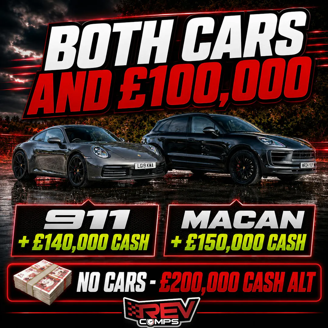 Simon Kilburn - WIN BOTH PORSCHES AND £100,000 OR £200,000 CASH