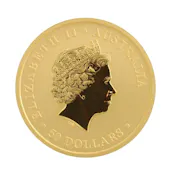 AUSTRALIAN NUGGET KANGAROO 1 OZ FINE GOLD COIN OR £2500
