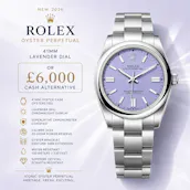 NEW 2026 ROLEX OP 41MM LAVENDER DIAL OR £6,000