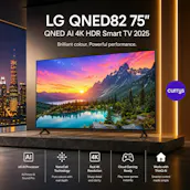 LG QNED82 75" QNED AI 4K HDR SMART TV