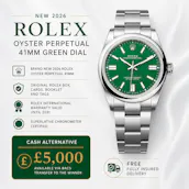 NEW 2026 ROLEX OYSTER PEP 41MM GREEN DIAL or £5,000
