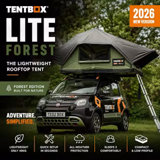 2026 TENTBOX LITE VEHICLE ROOFTENT - FOREST / SUNSET OR FLINT - PARENT DAY 4 REBORN #16