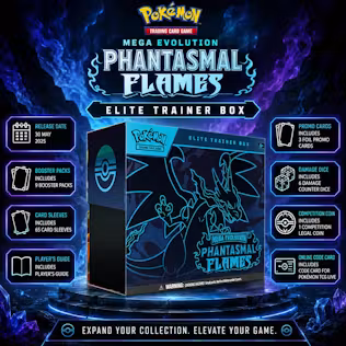 POKÉMON MEGA EVOLUTION PHANTASMAL FLAMES ELITE TRAINER BOX #11