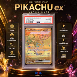 PSA 10 PIKACHU EX TERASTAL FEST ULTRA RARE