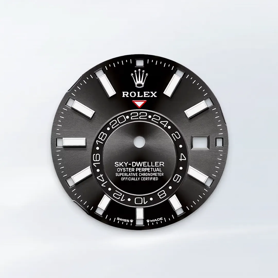 NEW ROLEX SKY-DWELLER WHITE GOLD BLACK DIAL OR £13,000