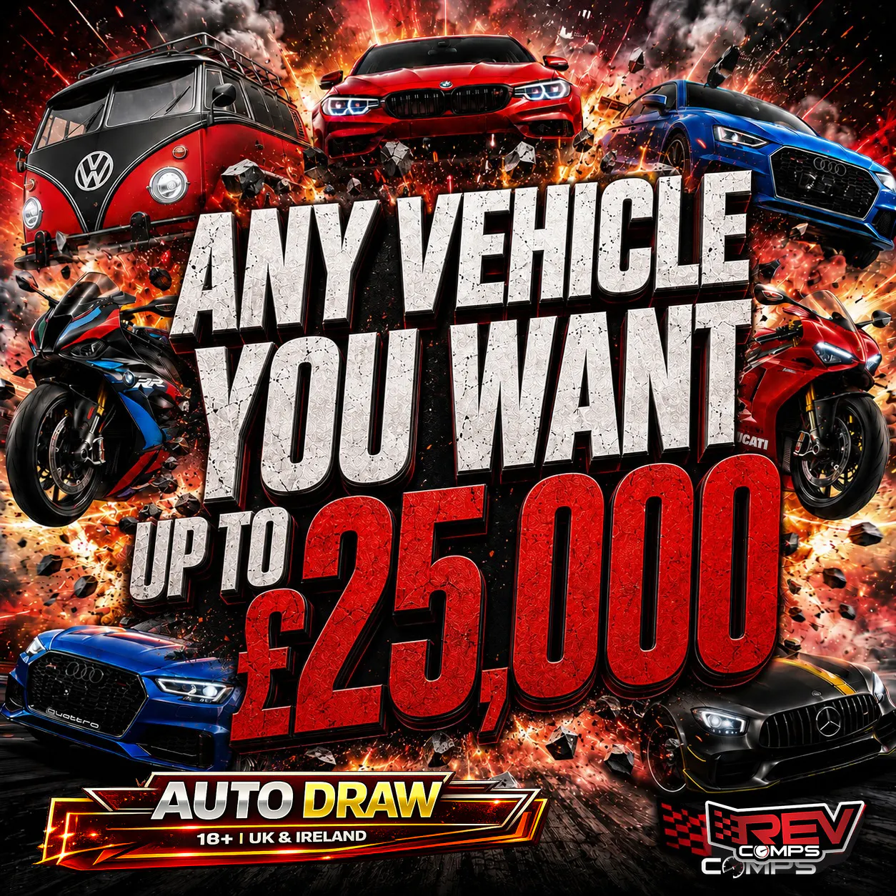 Any Vehicle You Want Up To £25,000